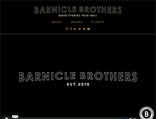 Tablet Screenshot of barniclebrothers.com